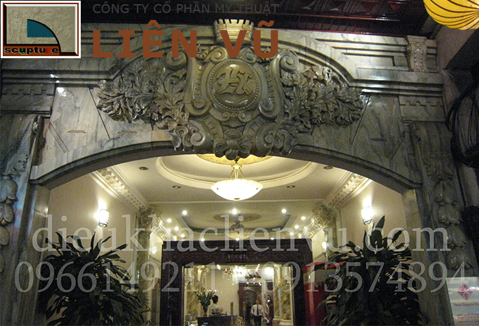 Thi công ứng dụng phù điêu châu Âu trang trí