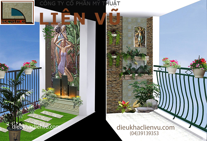 Thiết kế ban công đẹp, đơn giản với cây xanh