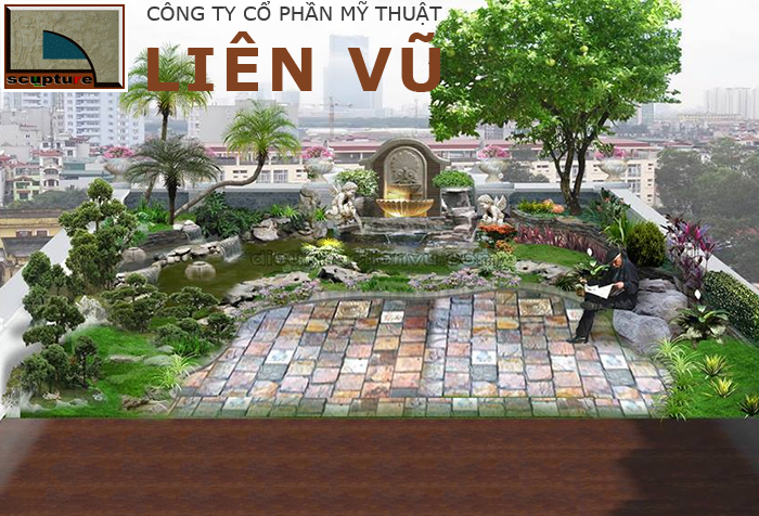 Thiết kế cảnh quan vườn trên sân thượng