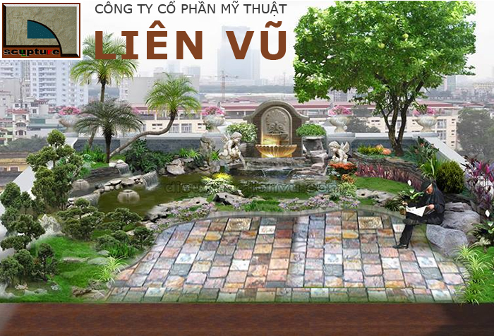 Thiết kế cảnh quan vườn trên sân thượng