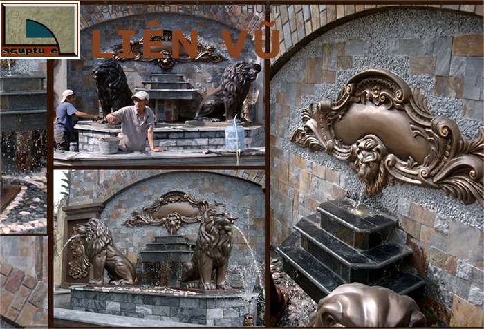 Thiết kế, thi công đài phun nước sân vườn đẹp