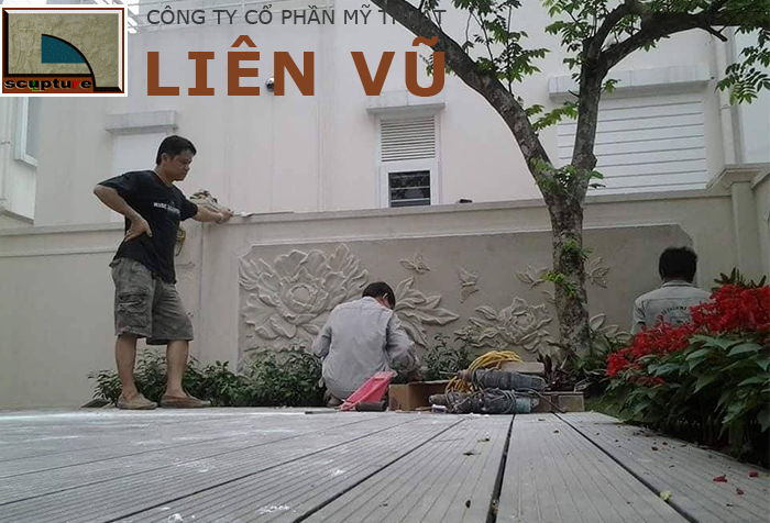 Thiết kế, thi công phù điêu sân vườn