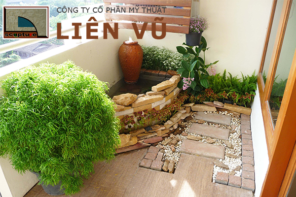 Thiết kế, thi công tiểu cảnh ban công