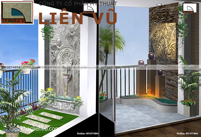 Thiết kế tiểu cảnh ban công đẹp