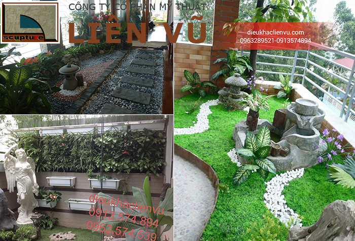 Thiết kế tiểu cảnh ban công ngập tràn cây xanh