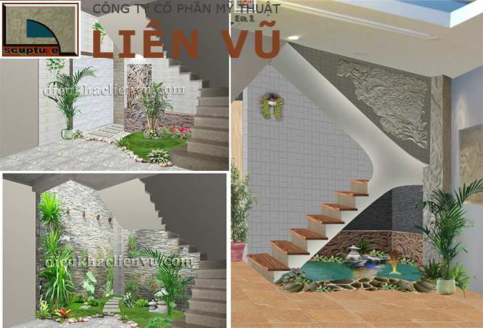 Thiết kế tiểu cảnh gầm cầu thang đẹp