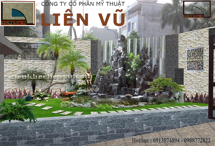 Thiết kế tiểu cảnh sân vườn đẹp