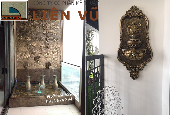 Tiểu cảnh ban công độc đáo với sản phẩm điêu khắc