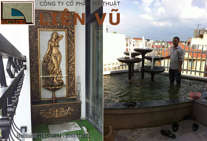 Tiểu cảnh đài nước đẹp cho ban công