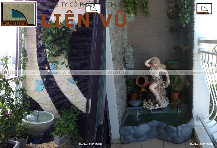 Tiểu cảnh góc ban công đơn giản đẹp, tiết kiệm diện tích