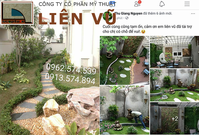 Tiểu cảnh khu vườn độc đáo cho không gian sống thêm sống động