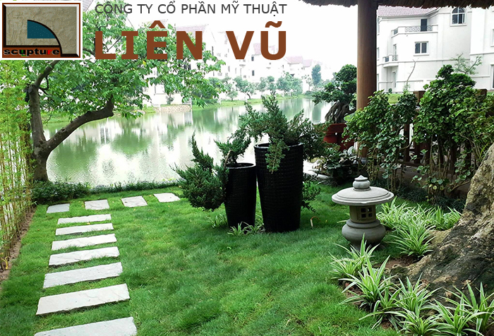 Tiểu cảnh nhỏ trong cảnh quan dự án sân vườn