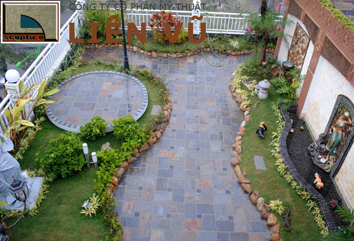 Tiểu cảnh sân vườn cho ban công diện tích lớn