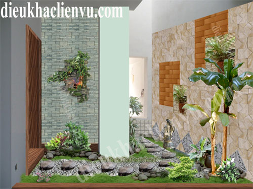 tiểu cảnh cho góc chết trong nhà bạn