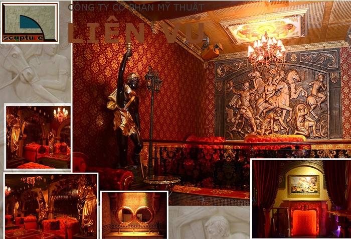 Trang trí nội thất với phù điêu châu Âu