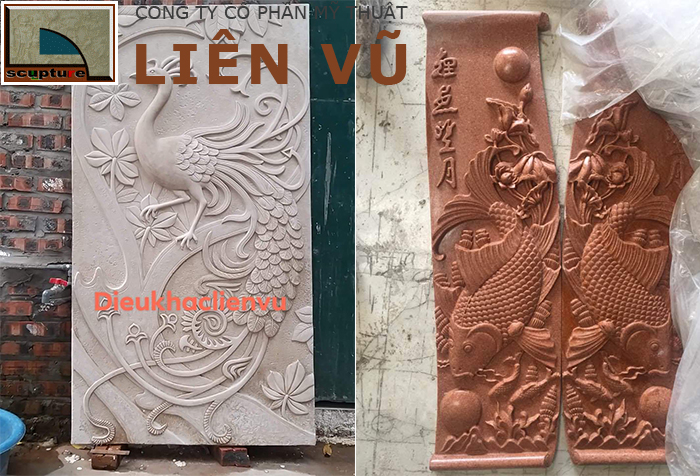 Tranh đi&ecirc;u khắc ph&ugrave; đi&ecirc;u với chất liệu hiện đại