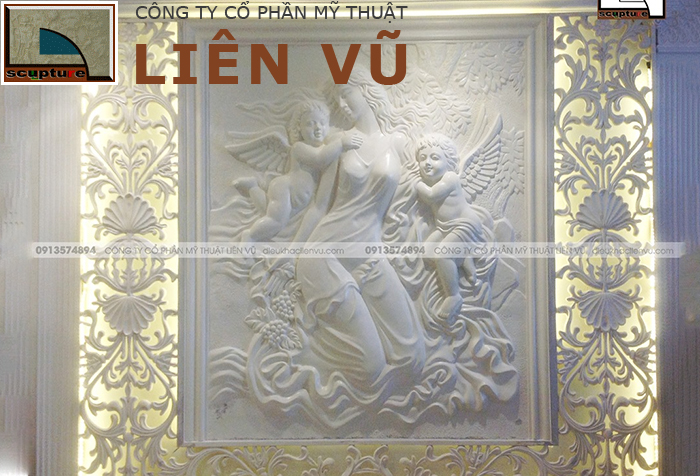 Tranh phù điêu châu Âu composite siêu bền