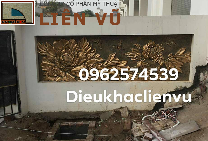 Tranh phù điêu composite giả đồng