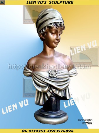 tượng bán thân bằng composite