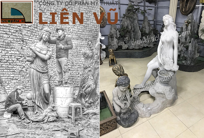 Tượng cô gái khỏa thân