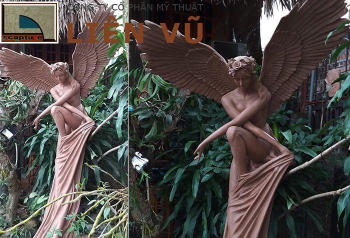 Tượng cô gái khỏa thân nghệ thuật