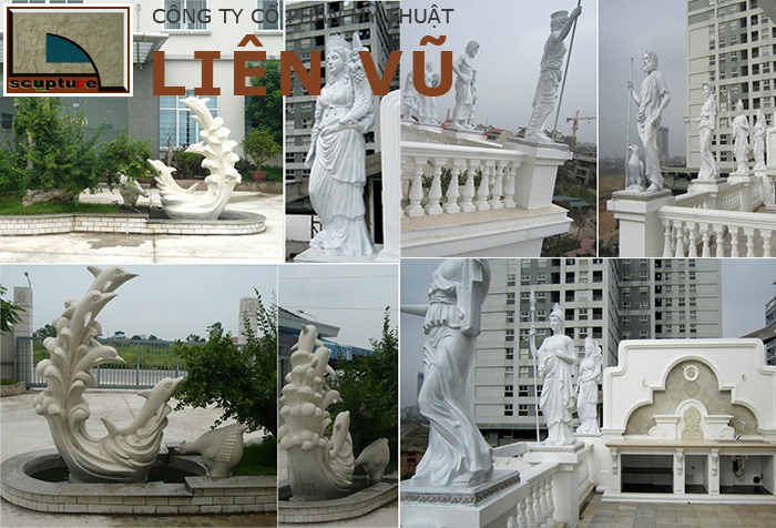 Tượng composite ứng dụng trang trí