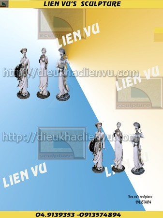 tượng cô gái bắc trung nam