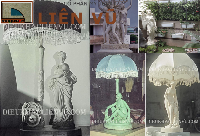 Ứng dụng của tượng cô gái châu Âu