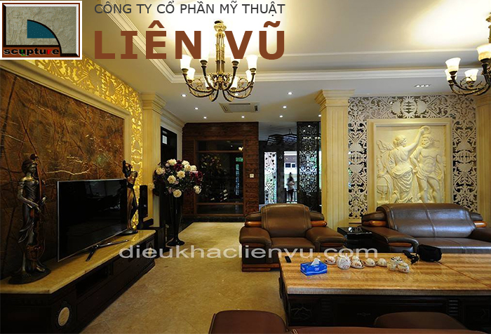 Ứng dụng nghệ thuật điêu khắc trang trí không gian sống