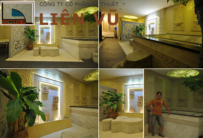 Ứng dụng phù điêu composite trang trí nội thất