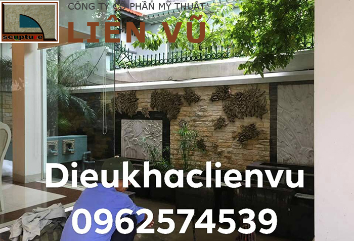 Ứng dụng phù điêu sân vườn cho tiểu cảnh thêm độc đáo