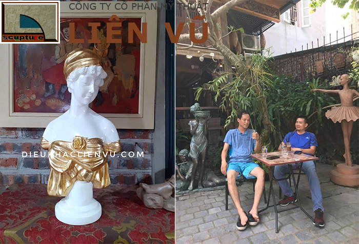 Ứng dụng trang trí nội ngoại thất của tượng cô gái nghệ thuật