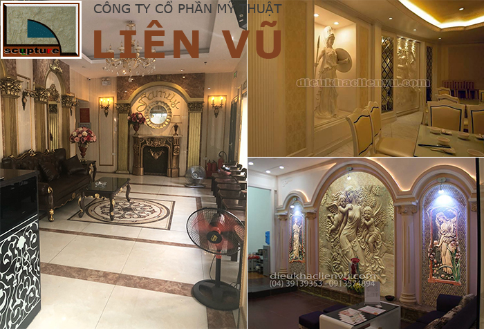 Ứng dụng trang trí rộng rãi của phù điêu châu Âu