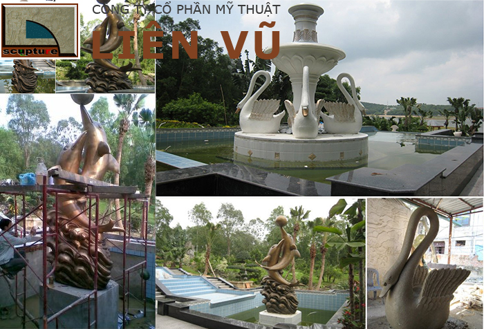 Xây dựng đài phun nước đẹp, chuyên nghiệp