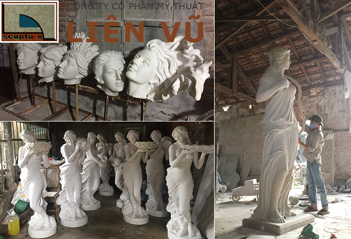 Xưởng chế tác sản xuất tượng composite Liên Vũ