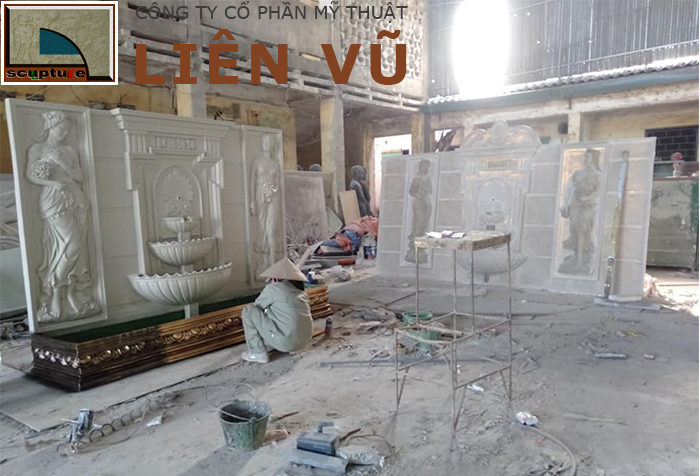 Xưởng sản xuất phù điêu cô gái