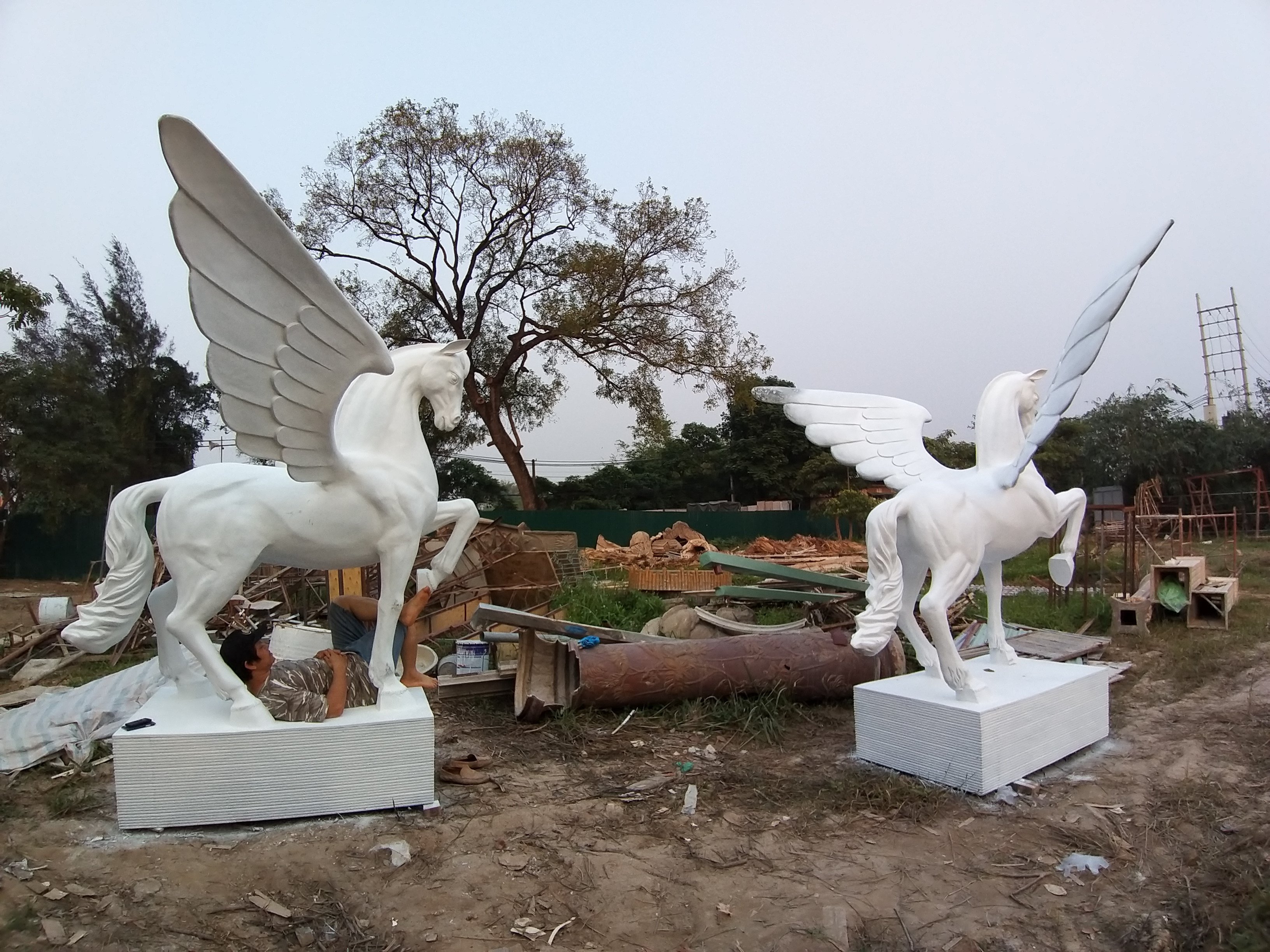 Một vài tác phẩm tượng đá nhân tạo cao cấp siêu bền hoàn chỉnh