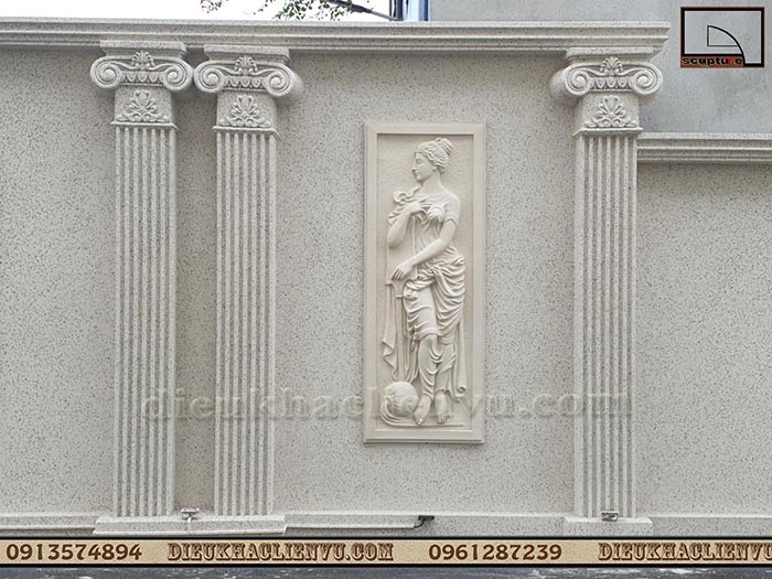 Chế tác phù điêu cô gái 3D