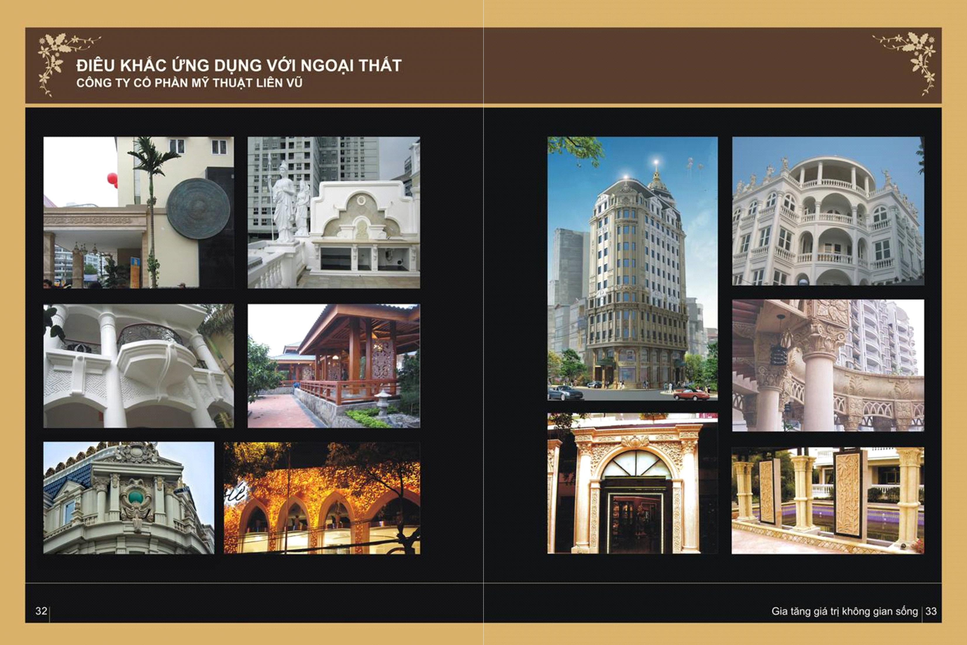 giới thiệu các công trình điêu khắc lớn