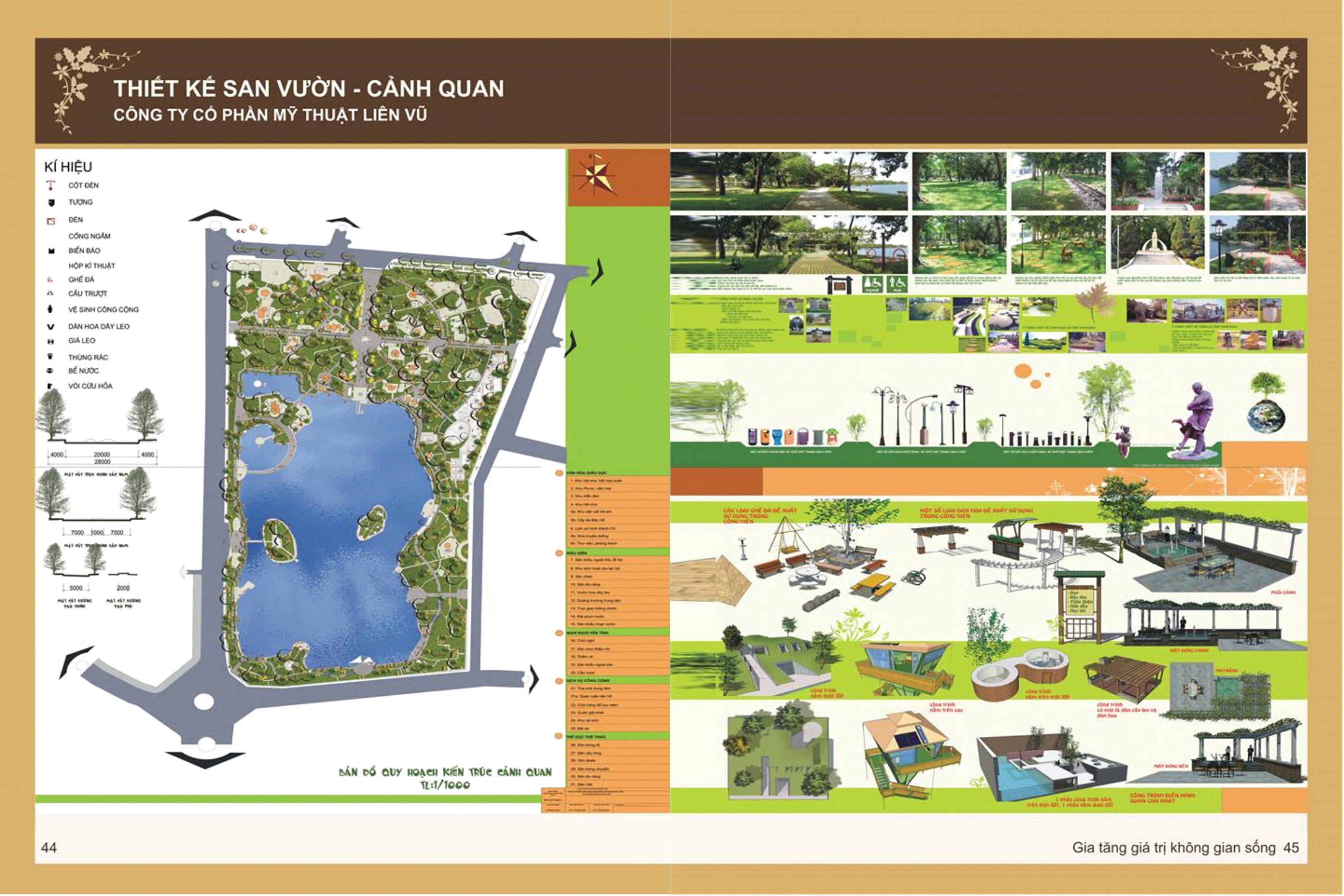 Sản phẩm thiết kế sân vườn cảnh quan