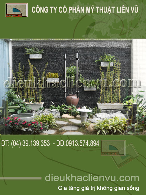 khu vườn trên sân thượng