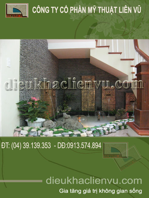 xây dựng tiểu cảnh cho cầu thang