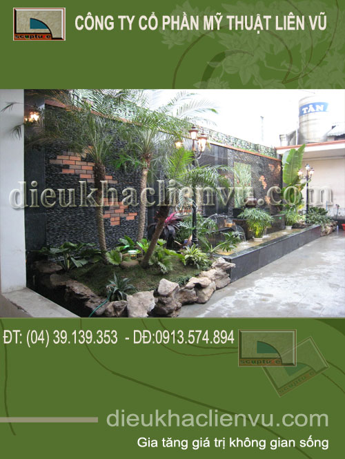 vườn mini trến sân thượng