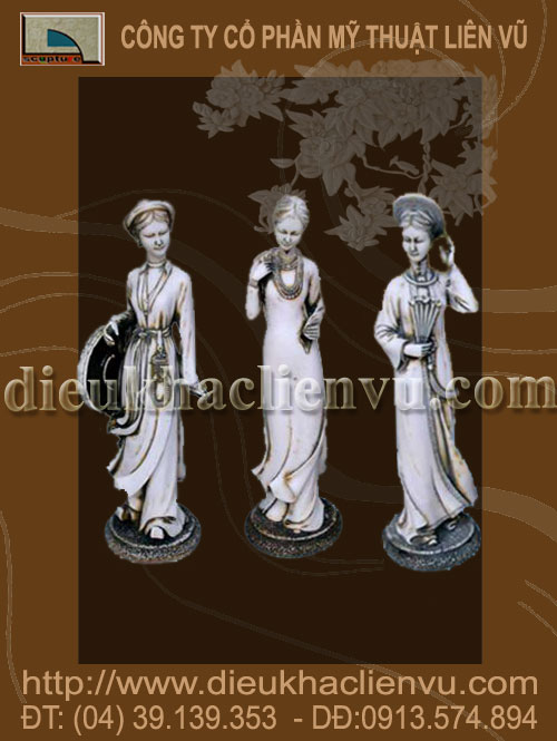 tượng cô gái bắc trung nam