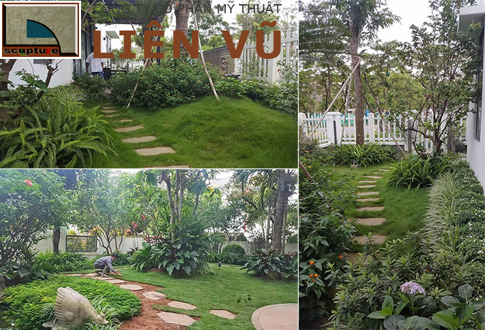 Cảnh quan dự án vườn đẹp khu đô thị Gamuda Gardens