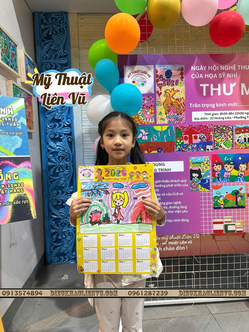 Họa sỹ nh&iacute;  bắt tay v&agrave;o s&aacute;ng tạo Lịch tết 2026 13