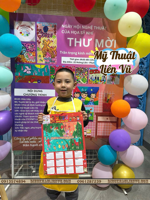 Họa sỹ nh&iacute;  bắt tay v&agrave;o s&aacute;ng tạo Lịch tết 2026 3