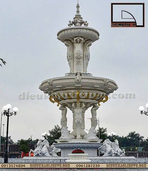 Thi công đài nước