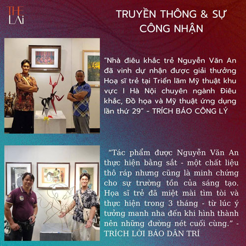 nhà điêu khắc Nguyễn Văn An tại The Lai