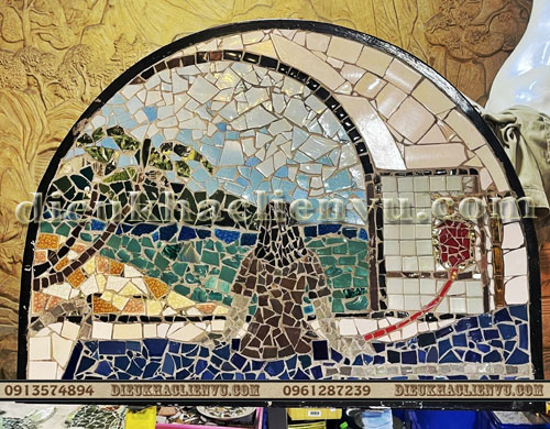 bức tranh từ chất thải rắn